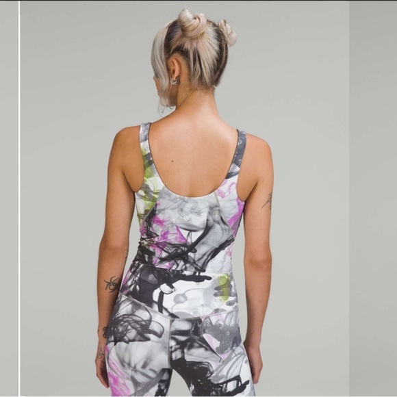 lululemon align tank top limited edition throwback print EUC size 14 - Picture 4 of 5